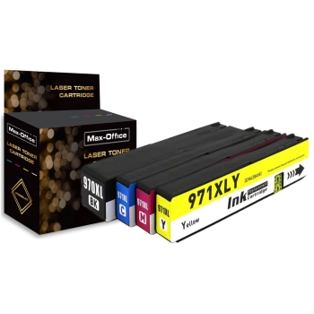4X TUSZ ZAMIENNY DO HP 970XL + 971XL CMYK OfficeJet Pro X451dw X476dw