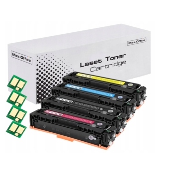 4x TONER DO CANON CRG075H LBP646Cdw LBP647Cdw MF664Cdw MF667Cdw CMYK CHIP